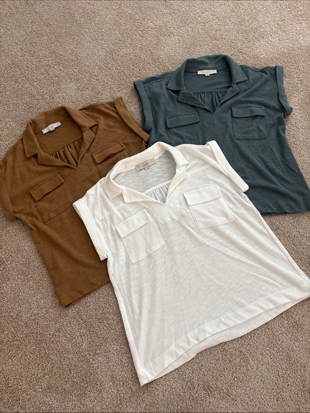 Set of 3 cute Loft tops